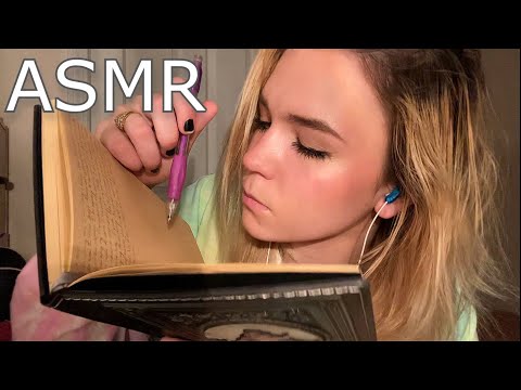 ASMR Writing In My Journal *pencil, writing triggers*