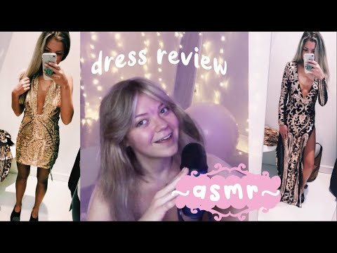 asmr fashion review ramble 💖✨~ formal dresses I wore in college + honorable mention fits & moments