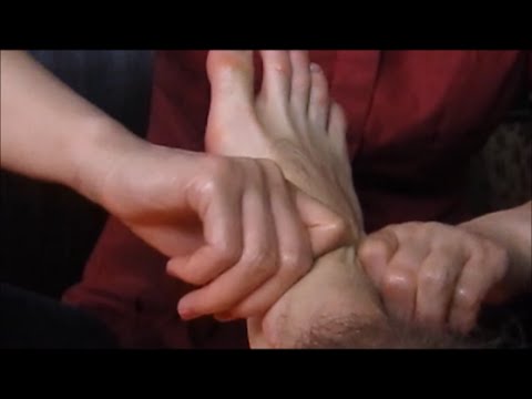 Foot Leg Massage with Relaxing Voice - ASMR no talking video