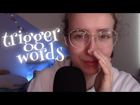 [ASMR] The BEST German Trigger words for MAXIMUM tingles 🇩🇪💙 (close-up whispers, hand movements, …)