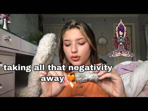 ASMR// Cleansing Your Energy (with meditation)