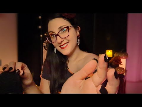 ASMR Visual Triggers (Air Tracing, Visualizations, No Props, Trigger Words into mouth sounds)