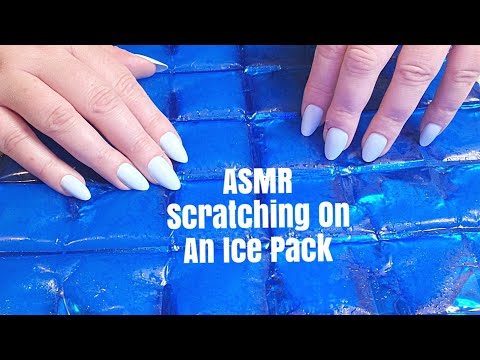 ASMR Scratching On An Ice Pack-No Talking