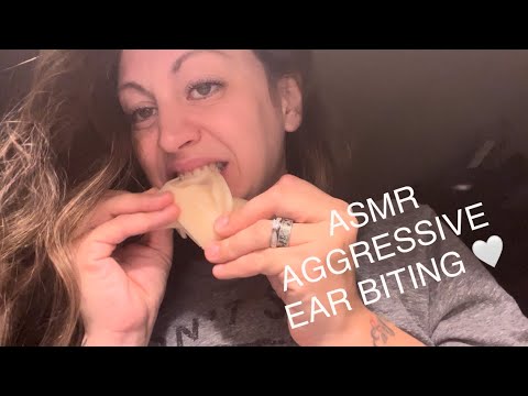 ASMR the BEST aggressive ear biting, ear eating & ear pulling to guarantee tingles down your spine