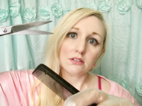 ASMR Close Up Haircut With Gloves | Whisper Mumbling, Scissors, and Glove Sounds