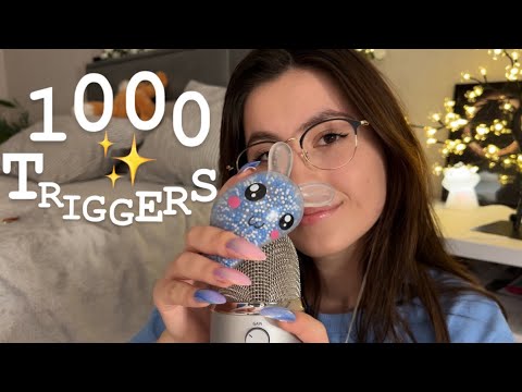 ASMR 1000 TRIGGERS for people with short Attention Span