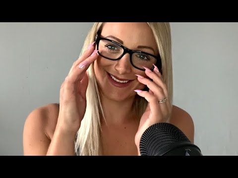 ASMR TAPPING my GLASSES | NAIL TAPPING | MIC SCRATCHiNG and TAPPING | ASMR SLEEP | NO TALKING