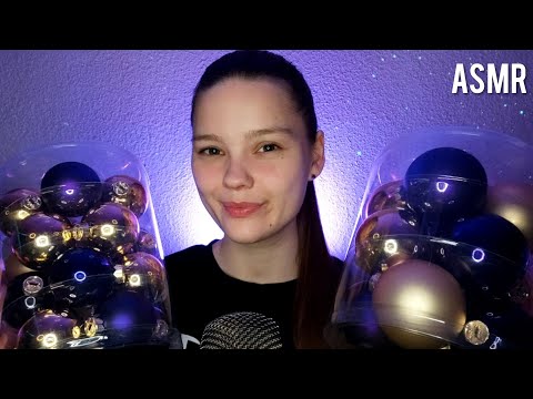 ASMR Fast Tapping on Christmas Glass Ornaments 🎄