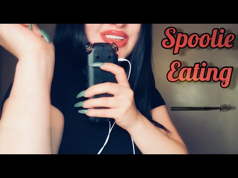 |ASMR| Spoolie Eating (Mouth Sounds)