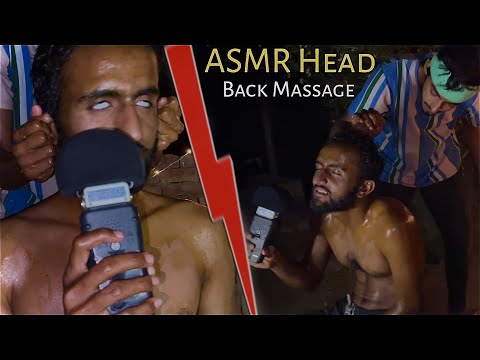 ASMR Head And Back Massage | asmr massage sleep