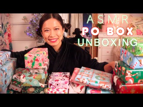 ASMR 📦 2 HRS: HUUUGE P.O.Box Unboxing/ Unloading/ Unwrapping/ Show & Tell/ Kitty Cameo