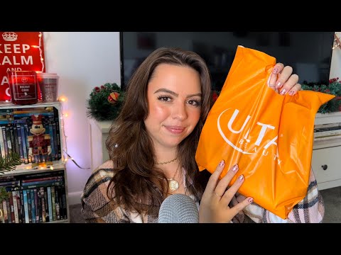ASMR Ulta Haul 🧡 | Makeup Triggers, Tapping, Scratching, and Whispering ☺️