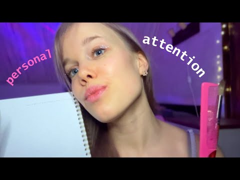 ASMR 💕 Personal Attention To Help With Anxiety (kisses!)