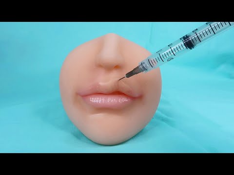 ASMR - PREENCHIMENTO LABIAL (realista) | lip filling