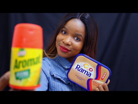 ASMR  Show and Tell: South African Food/Products (Tapping, Tracing & Whispering, No Eating)