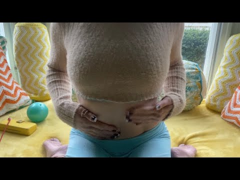 ASMR gentle shirt and belly scratching (no mouth sounds) with some hand sounds