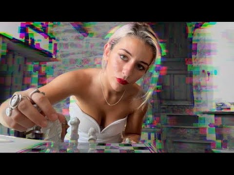 ASMR chaotic chess with a strange woman | + personal attention