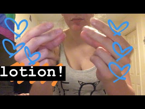 asmr | lotion & mouth sounds sounds, no talking 🐙🍄