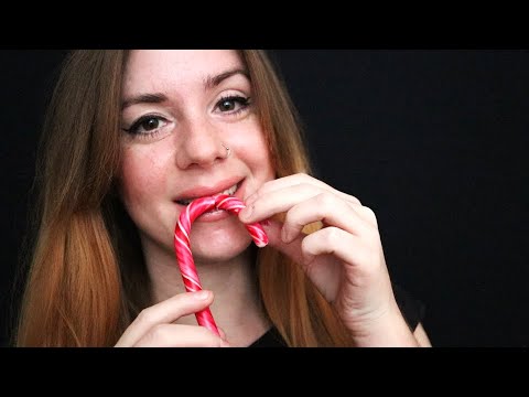 ASMR CANDY CANE EATING SOUNDS