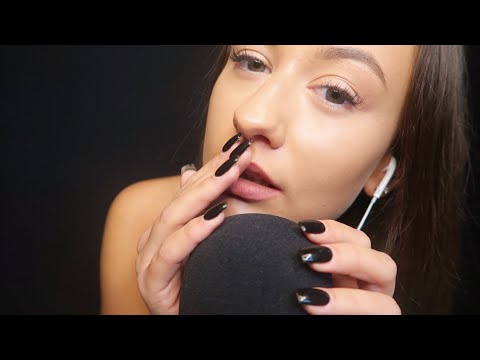 [ASMR] Intense Mouth Sounds For Relaxation || Mic Nibbling, Kisses, Inaudible Whispers etc. ♡