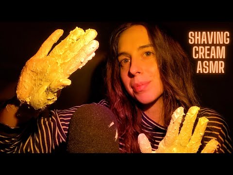 ASMR |  Make You Feel Better with Some Nice Tingles | Playing with shaving cream | Hand care
