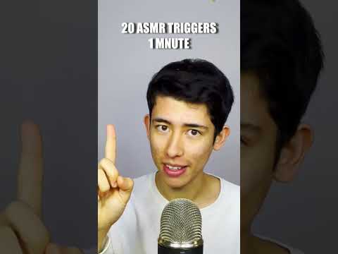20 asmr sounds in 1 minute #shorts