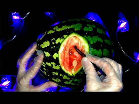 ASMR Tingle Session - Watermelon Surgery | Satisfying Triggers | Seed Removal For Relax and Sleep