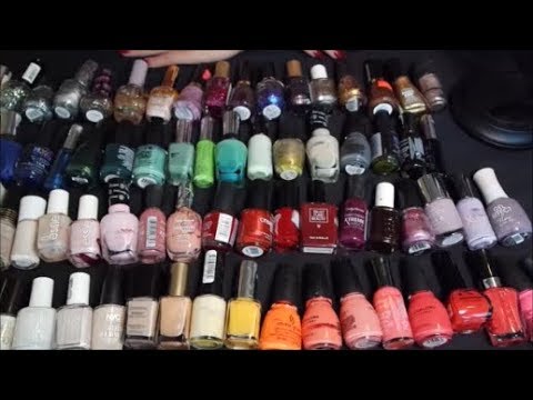 ASMR Satisfying Nail Polish Organization and Whispers 💅