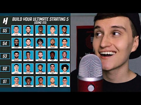 Build Your NBA Team With $15 ( ASMR ) Young Stars ⭐️