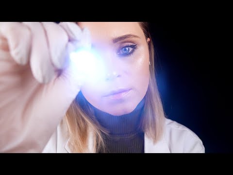 ASMR | Inspecting your face BUT you can hear my thoughts