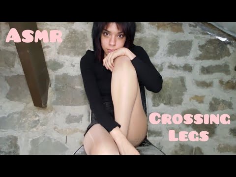 ASMR ◇ Crossing legs in tights 🤍