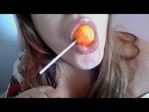 ASMR Sucking, Licking Lollipop | Kissing, Wet Mouth Sounds