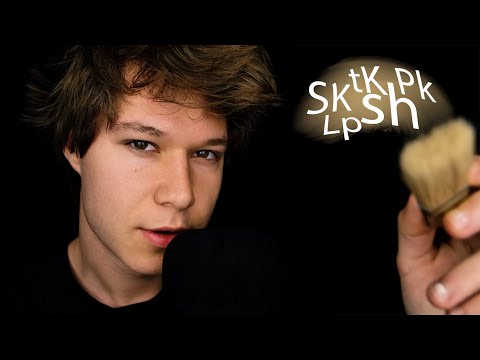 ASMR Mouth Sound Syllables and Brushing