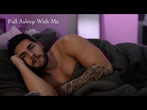 ASMR Fall Asleep With Me - Cute Loving Boyfriend Roleplay - Whisper
