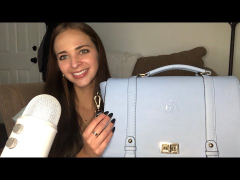 ASMR| What’s in my bag 🩵💼 (work edition)