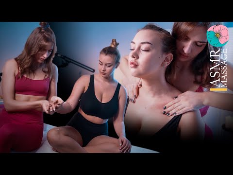 ASMR Massage by Olga and Liza