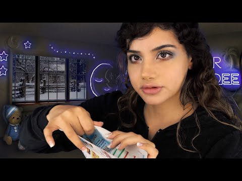 ASMR Chewing Gum While Ripping Newspaper