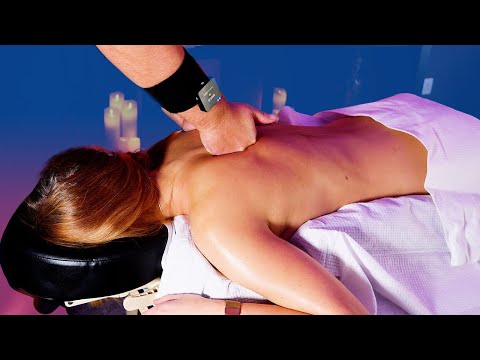 Soothing Soft & Deep Tissue Back Massage To Send you to SLEEP [ASMR][No Talking]
