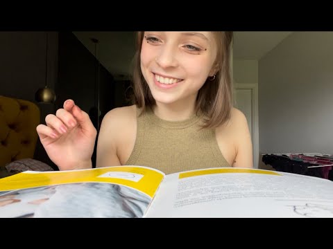 ASMR page flipping + finger licking part 2 ✨