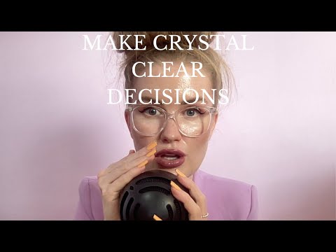 MAKE CRYSTAL CLEAR DECISIONS (Fast/Tap) ASMR HYPNOSIS: Professional Hypnotist Kimberly Ann O'Connor