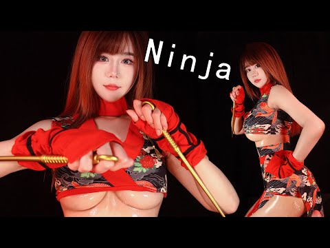 ASMR Hot Girl Ninja Save You | Wanna be Your Girlfriend Role Play