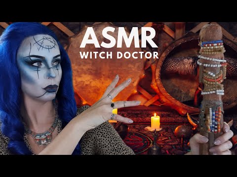 [ASMR] Sassy Witch Doctor Gives Sleep Treatment (Echoed Mouth Sounds and More)