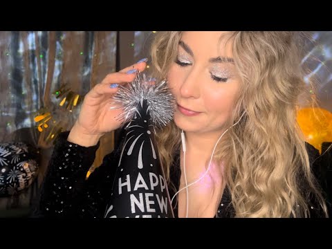 ASMR Doing Your Makeup For New Year’s Eve Party (Fast & Aggressive) 🎈