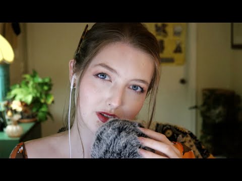 ASMR Repeating Tingly Trigger Words (fluffy mic sounds & whispers) ✨