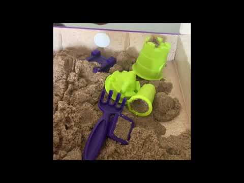 ASMR playing with kinetic sand! Collab with TippyTapp ASMR