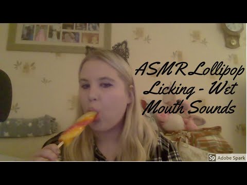 REQUESTED - ASMR Lollipop Licking (Wet Mouth Sounds)