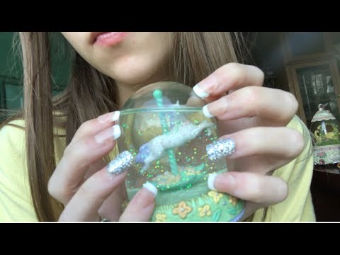 ASMR Tapping On Snowglobes 🌬❄️🔮