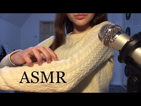 ASMR textured clothing scratching