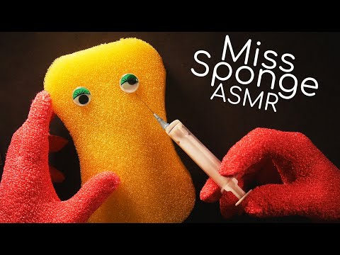 ASMR Miss Sponge Rainy Relax Therapy with soft whispering