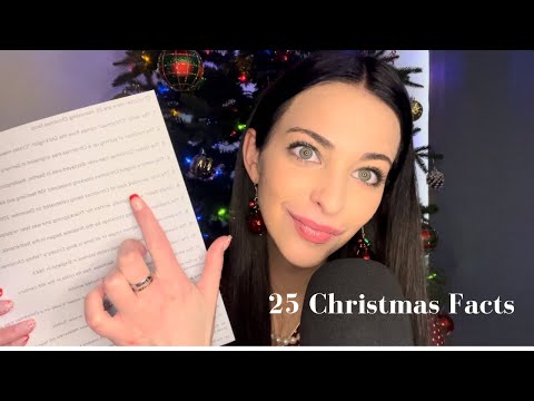 ASMR| Whispering 25 Christmas Facts🎄🎁